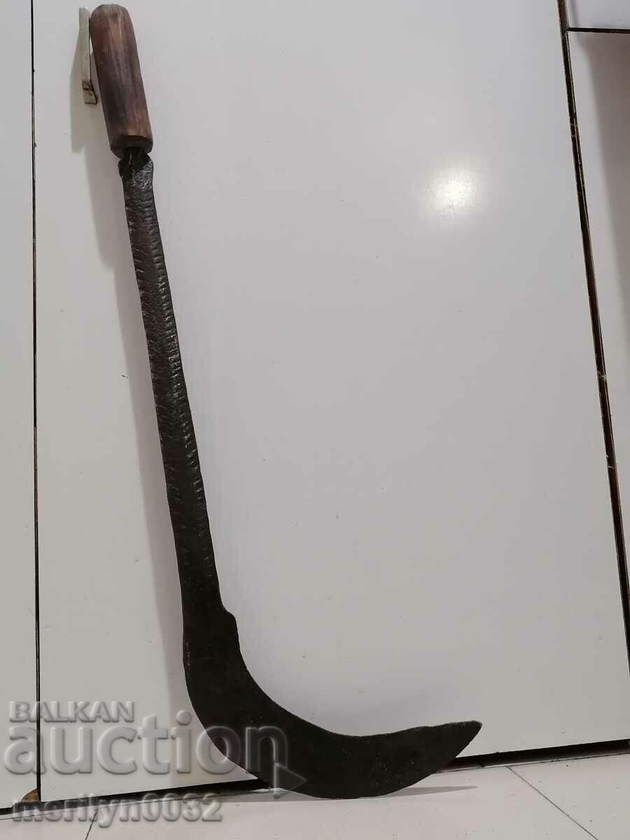 Old forged knife, blade, wrought iron, knife, chopper - 7 Old forged knife, blade, wrought iron, knife, chopper - 7