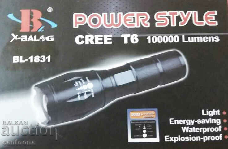 BL-1831 - Powerful rechargeable T6 LED floodlight, metal housing - 5 BL-1831 - Powerful rechargeable T6 LED floodlight, metal housing - 5