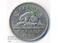 Canada - 5 cents 1940