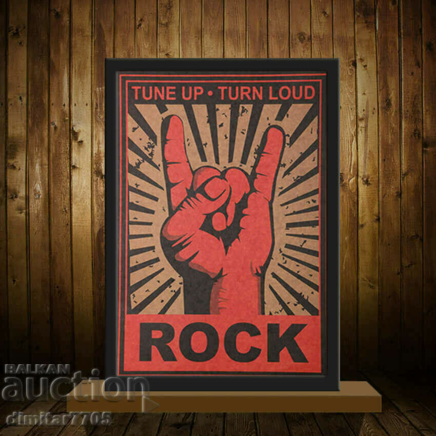 Αφίσα ROCK 51/35εκ.