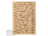 Poster posters poster 51/35cm. automatic carbines