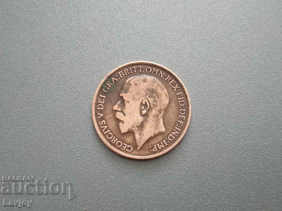 Auction One penny, 1921 Auction One penny, 1921