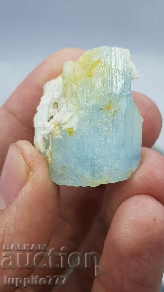 φυσική ακουαμαρίνη βηρυλίου σε μήτρα 190 g - 14 τεμ. παρτίδα - 5 φυσική ακουαμαρίνη βηρυλίου σε μήτρα 190 g - 14 τεμ. παρτίδα - 5