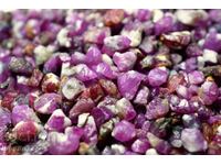 natural ruby facet quality 160 grams - 100 pieces +