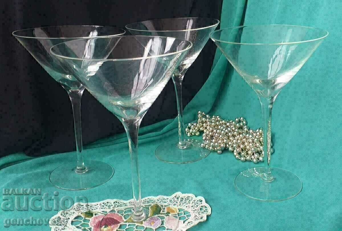 Delivery of Tall Martini Glasses