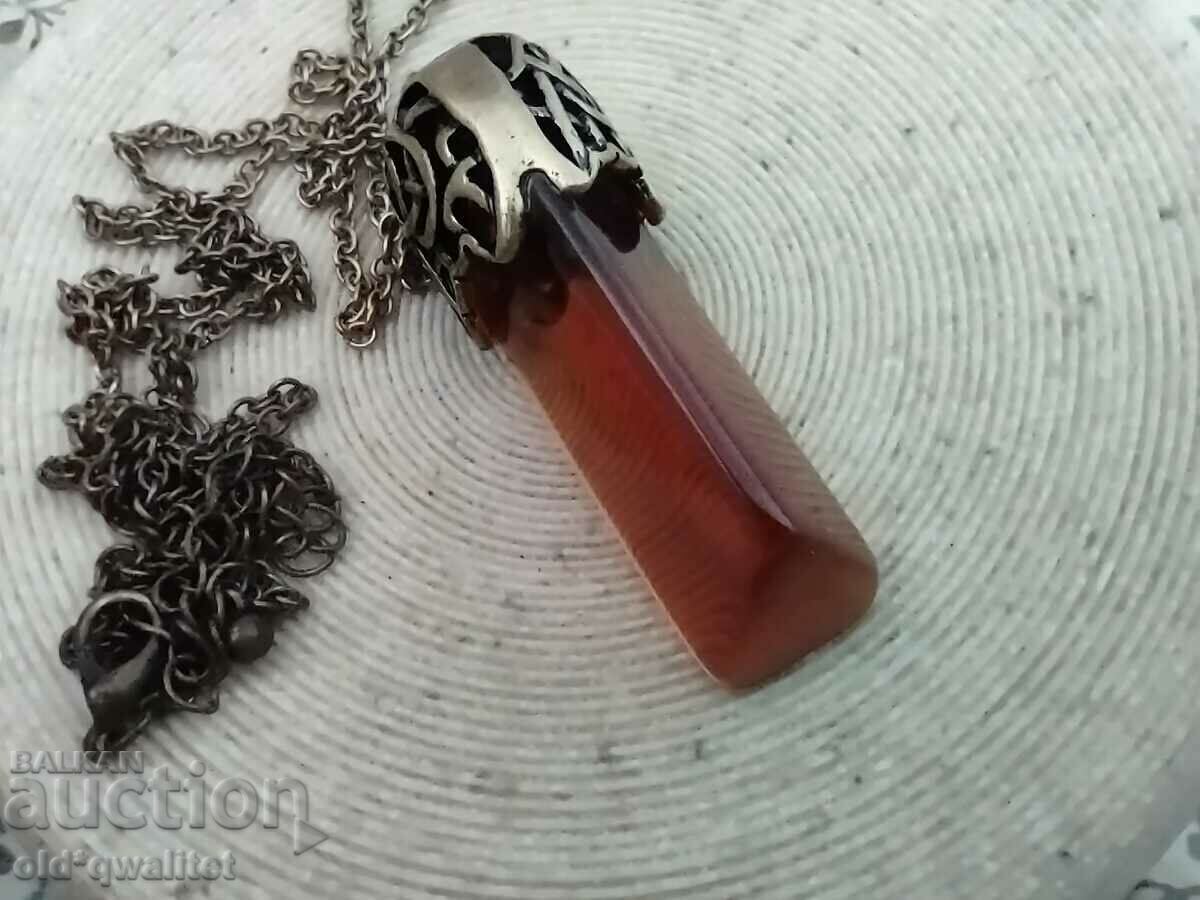 Auction Jewelry, necklace, beautiful, pendant: 55/16 mm, approx. 80 cm Auction Jewelry, necklace, beautiful, pendant: 55/16 mm, approx. 80 cm