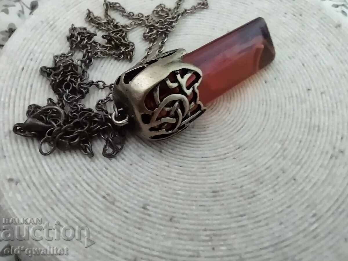 Delivery of Jewelry, necklace, beautiful, pendant: 55/16 mm, approx. 80 cm Delivery of Jewelry, necklace, beautiful, pendant: 55/16 mm, approx. 80 cm