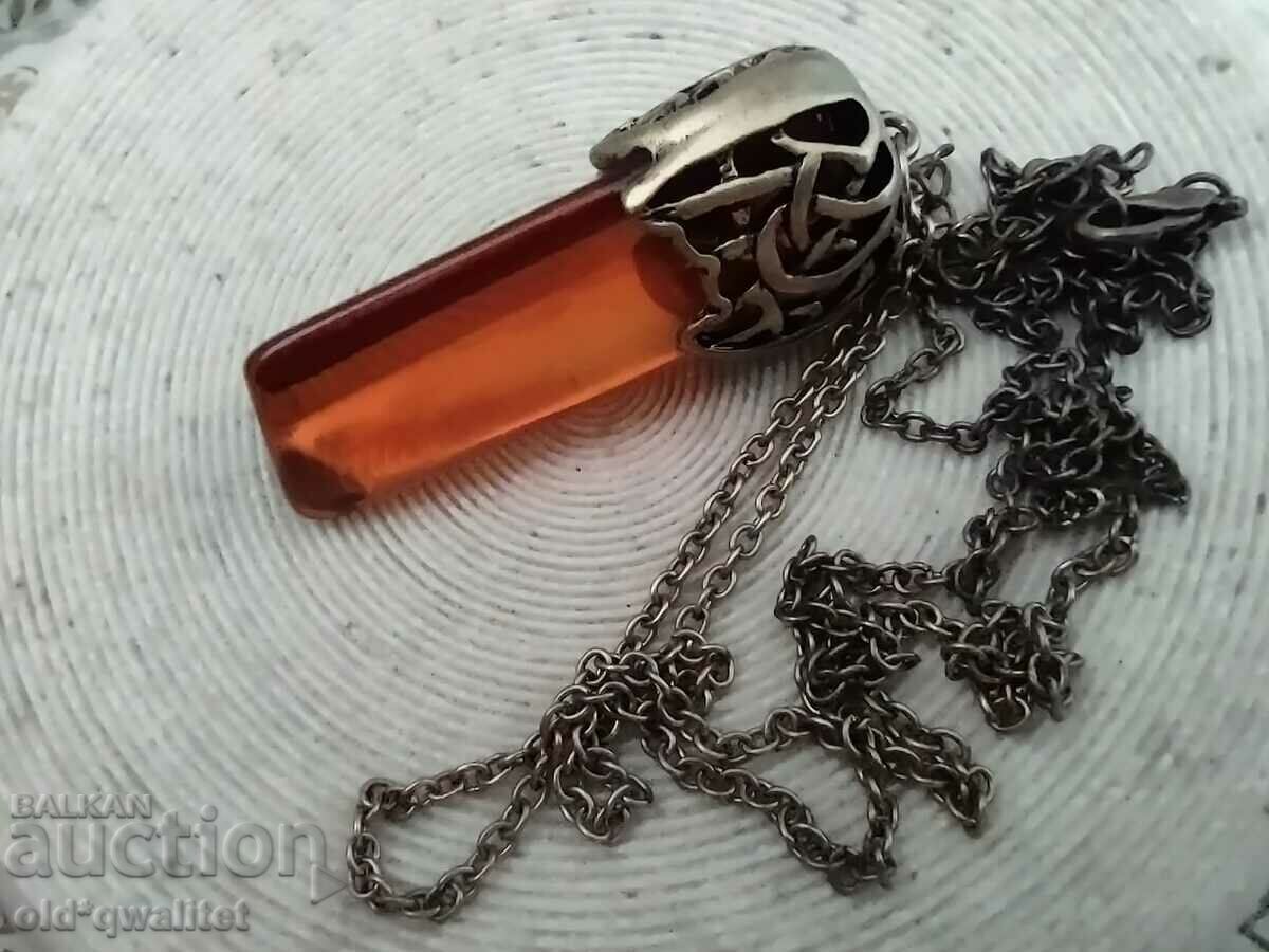 Jewelry, necklace, beautiful, pendant: 55/16 mm, approx. 80 cm - 5 Jewelry, necklace, beautiful, pendant: 55/16 mm, approx. 80 cm - 5