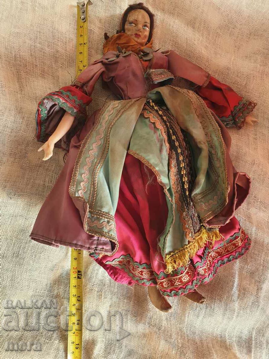 Păpușă veche de cârpă de colecție - 6 Păpușă veche de cârpă de colecție - 6