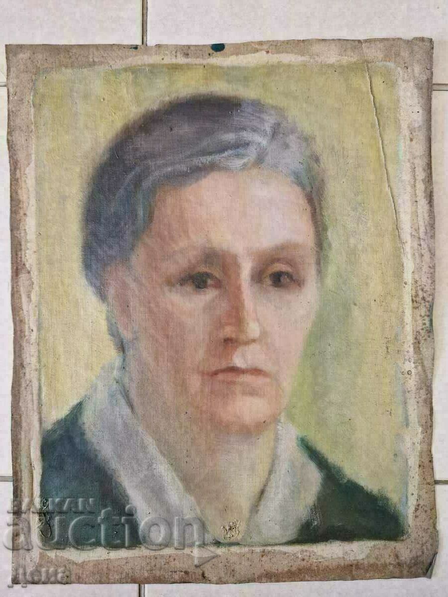 Y. Markova two-faced painting from the 40s. - 5 Y. Markova two-faced painting from the 40s. - 5