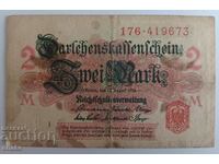 Германия 2 марки  1914г.