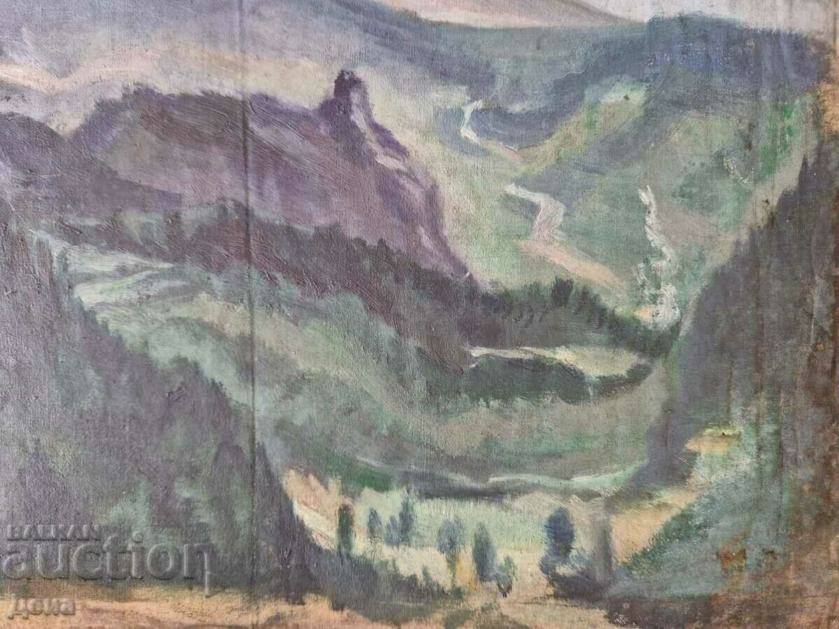 Y. Markova two-faced painting from the 40s. - 7