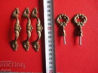 Antique bronze hardware handles handle