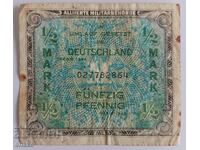 Германия 1/2 марка 1944г.