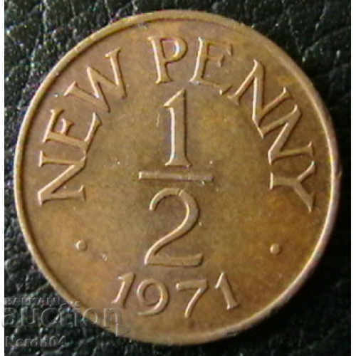 ½ penny 1971, Guernsey