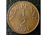 ½ penny 1971, Guernsey