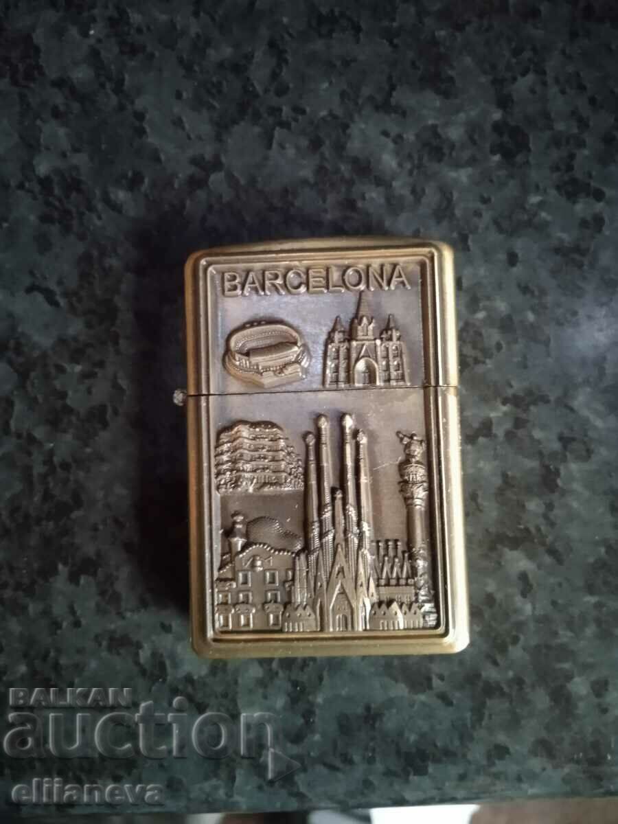 Barcelona metal lighter