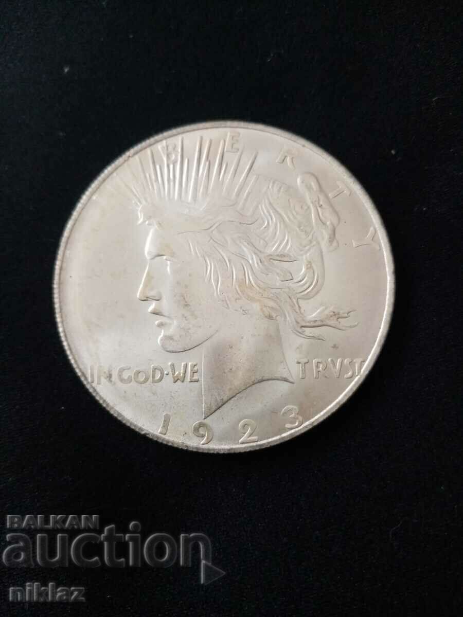 1 долар 1923 г. - реплика