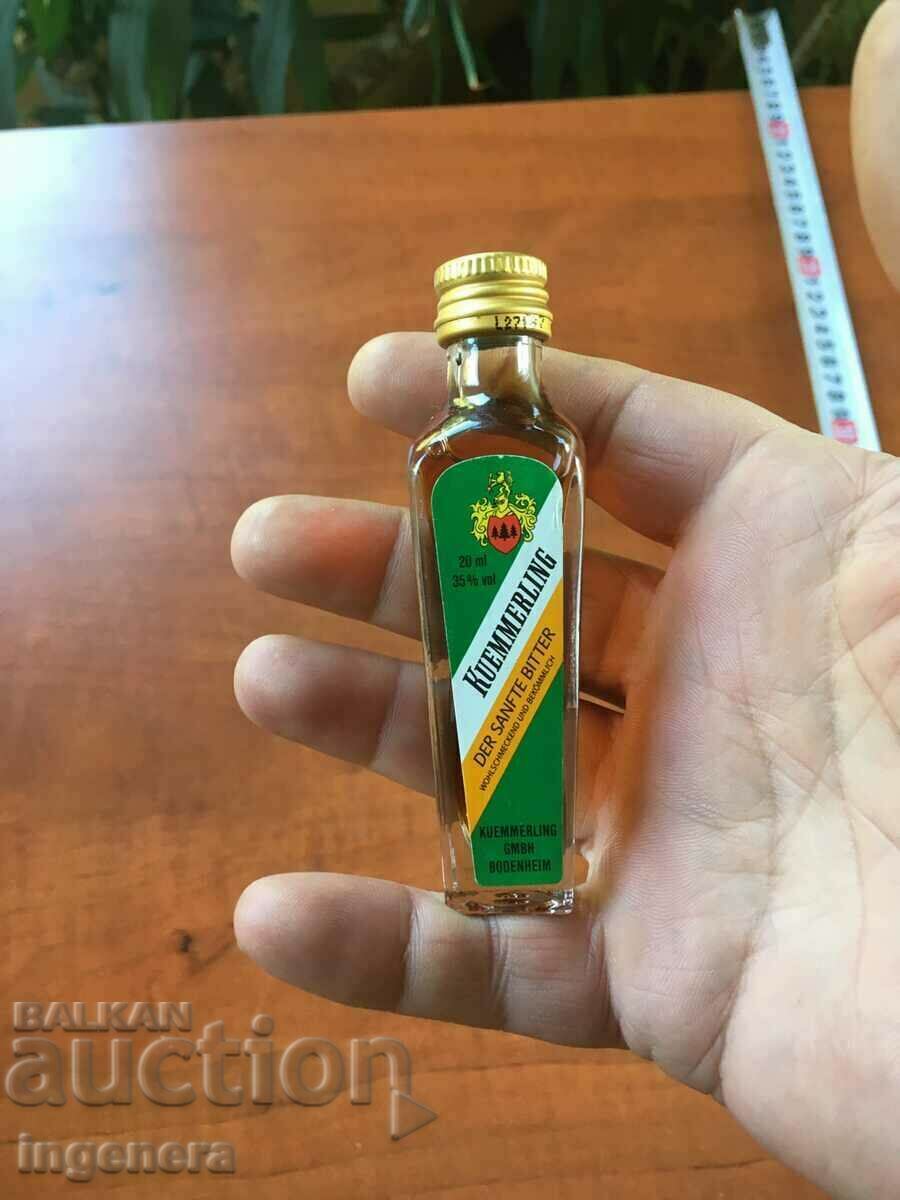 BOTTLE OF SEALED LIQUOR FOR COLLECTION-20 ML- 1987.