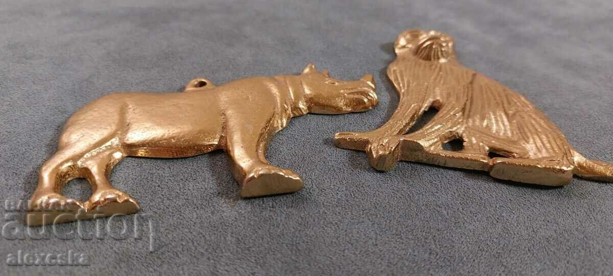 Metal figures of animals - 6 Metal figures of animals - 6