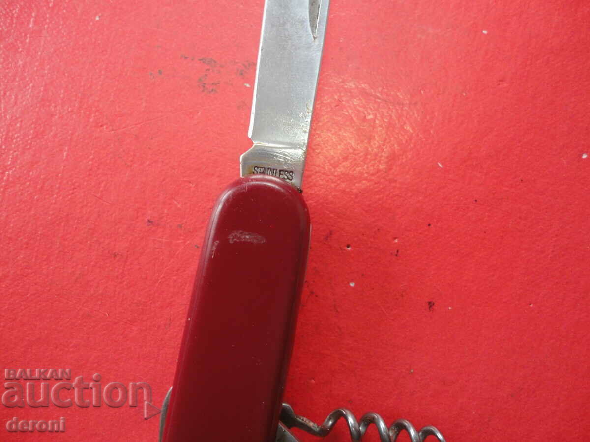 Auction Great German tourist knife with fork and spoon Auction Great German tourist knife with fork and spoon