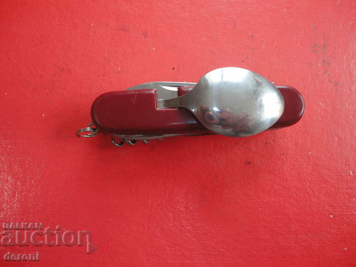 Great German tourist knife with fork and spoon - 5 Great German tourist knife with fork and spoon - 5