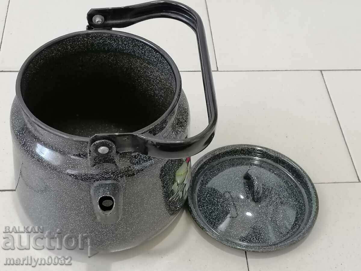 Enameled teapot from the Sotsa, a vessel with enamel, USSR - 5 Enameled teapot from the Sotsa, a vessel with enamel, USSR - 5