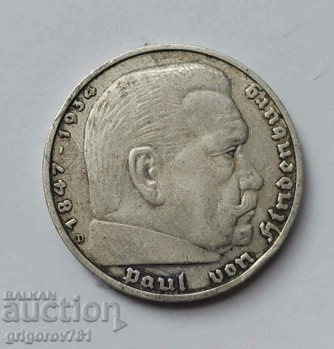 5 Mark Silver Γερμανία 1935 D III Reich Silver Coin #23 με τιμή € 16.87 | 32.99 BGN