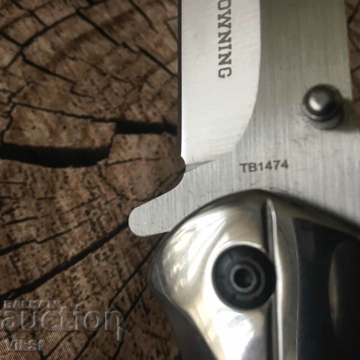 Auction  Browning TV 1474- Folding automatic knife 102x228 mm