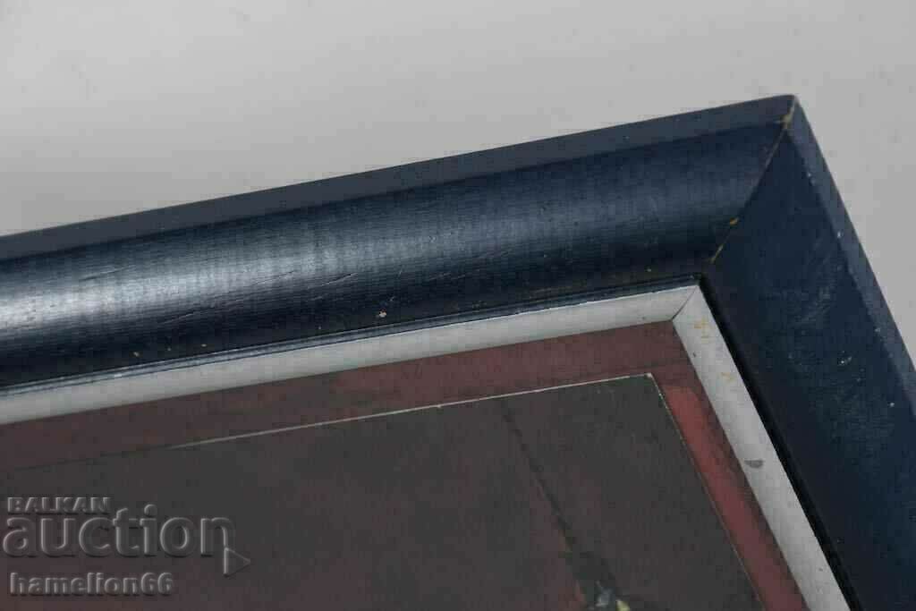 Delivery of Watercolor, figural composition, billiards, bar scene