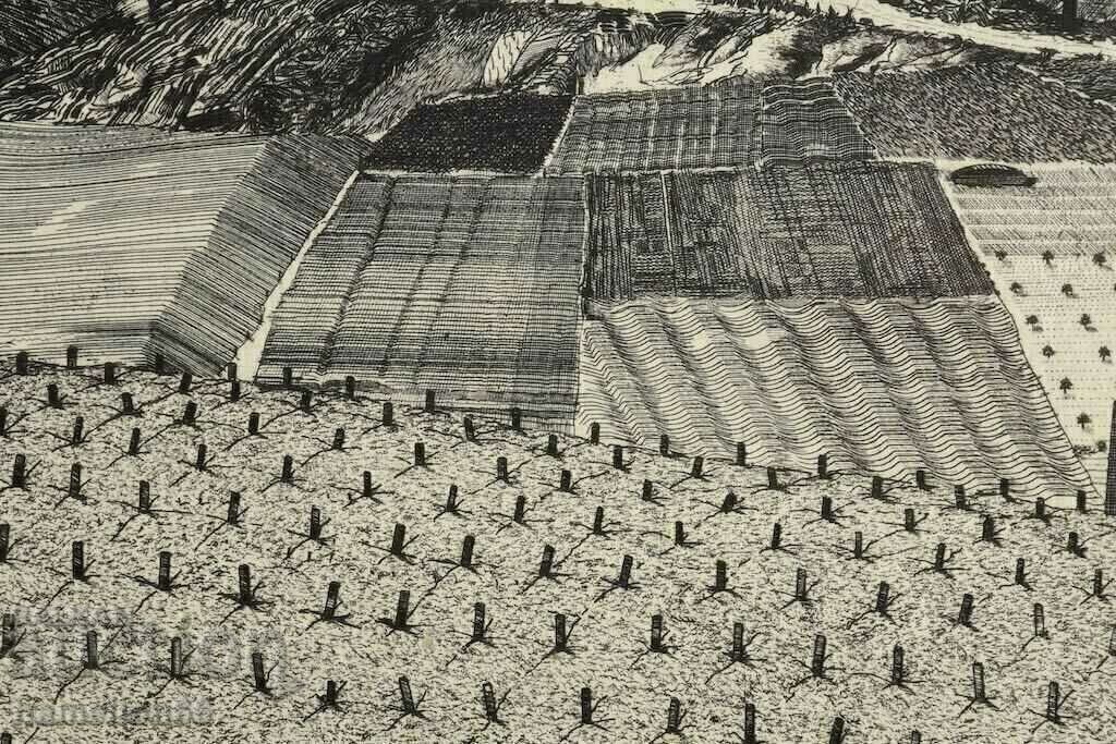 Large print, etching, artist Maurilio Minuzzi 1983 - 7