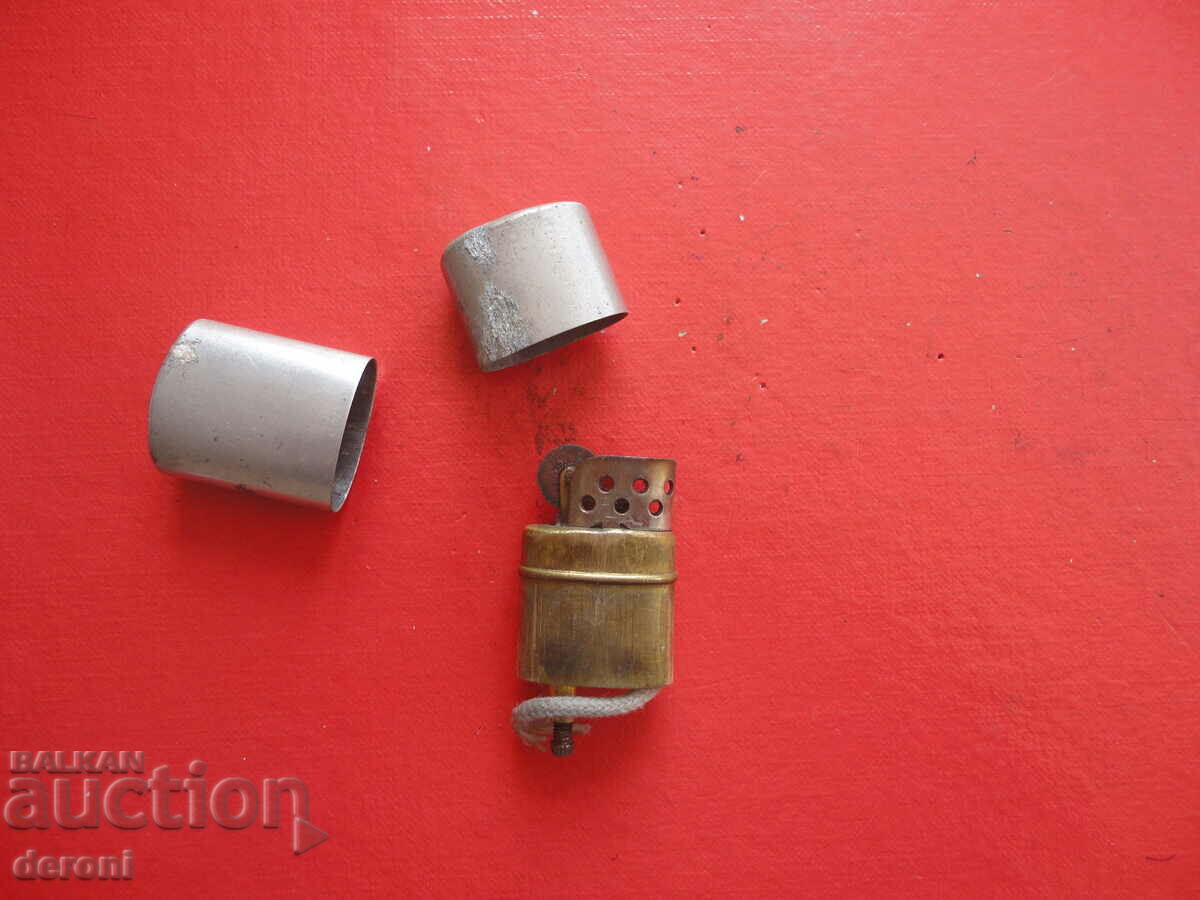 German aluminum army petrol lighter - 7