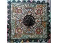 Față de masă veche islamică - beteală + 5 buc. dantela medalion.