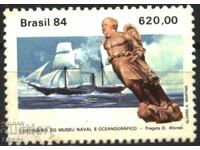 Чиста марка  Кораб 1984  от Бразилия