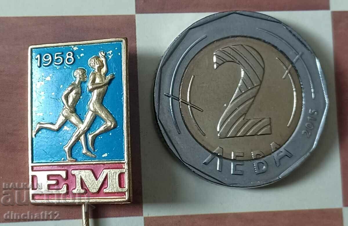 Livrarea Campionatele Europene de Atletism. Stockholm 1958