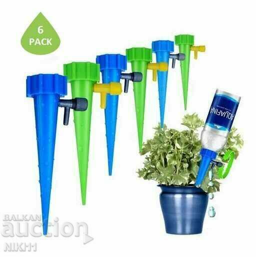 Drip irrigation for pot bottle bottle set of 6 pegs