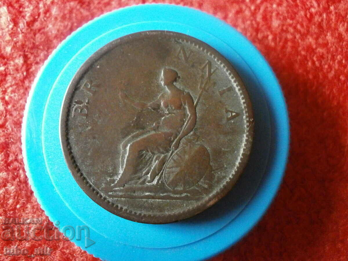 1 penny 1806 cu preț € 13.00 | 25.43 BGN