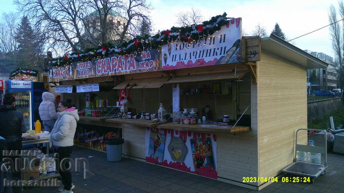 Wooden house Christmas bazaar pavilion - 5