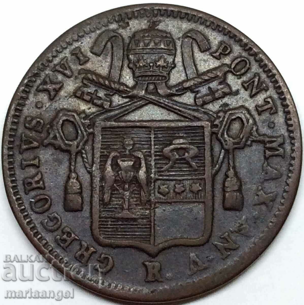 1/2 bayoko 1839 Vatican Rome 30mm bronze - rare!