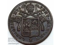 1/2 bayoko 1839 Vatican Rome 30mm bronze - rare!