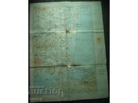 Въздухоплавателна карта на Варна - 1942 год.