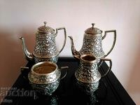 Incredibly Beautiful Old Silver Plated Service Set