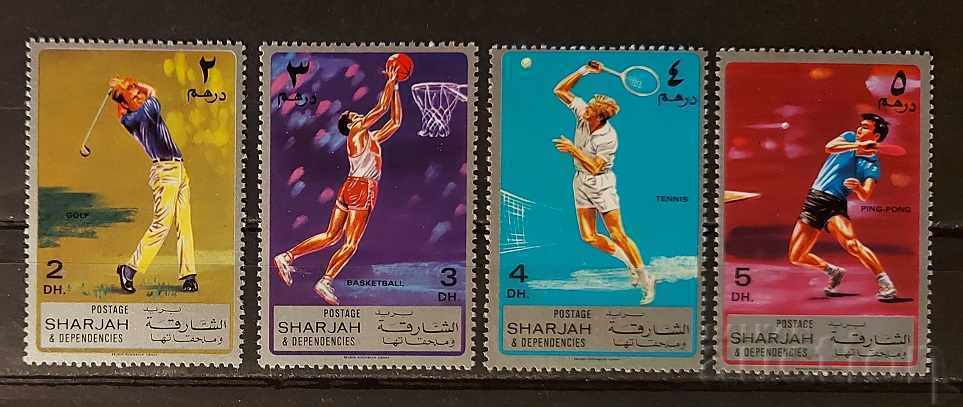 UAE / Cartoons 1971 Sports MNH