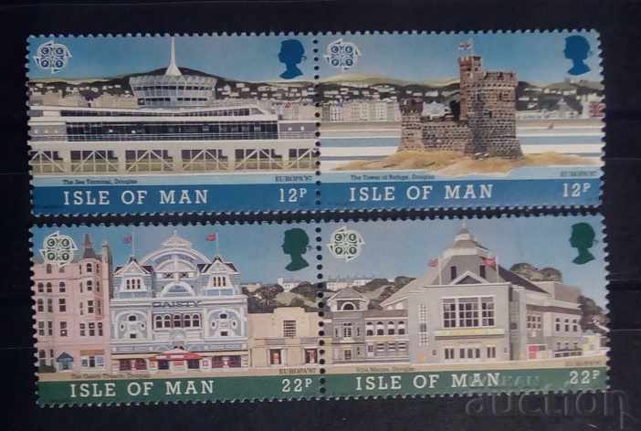 Isle of Man 1987 Europe CEPT Buildings MNH