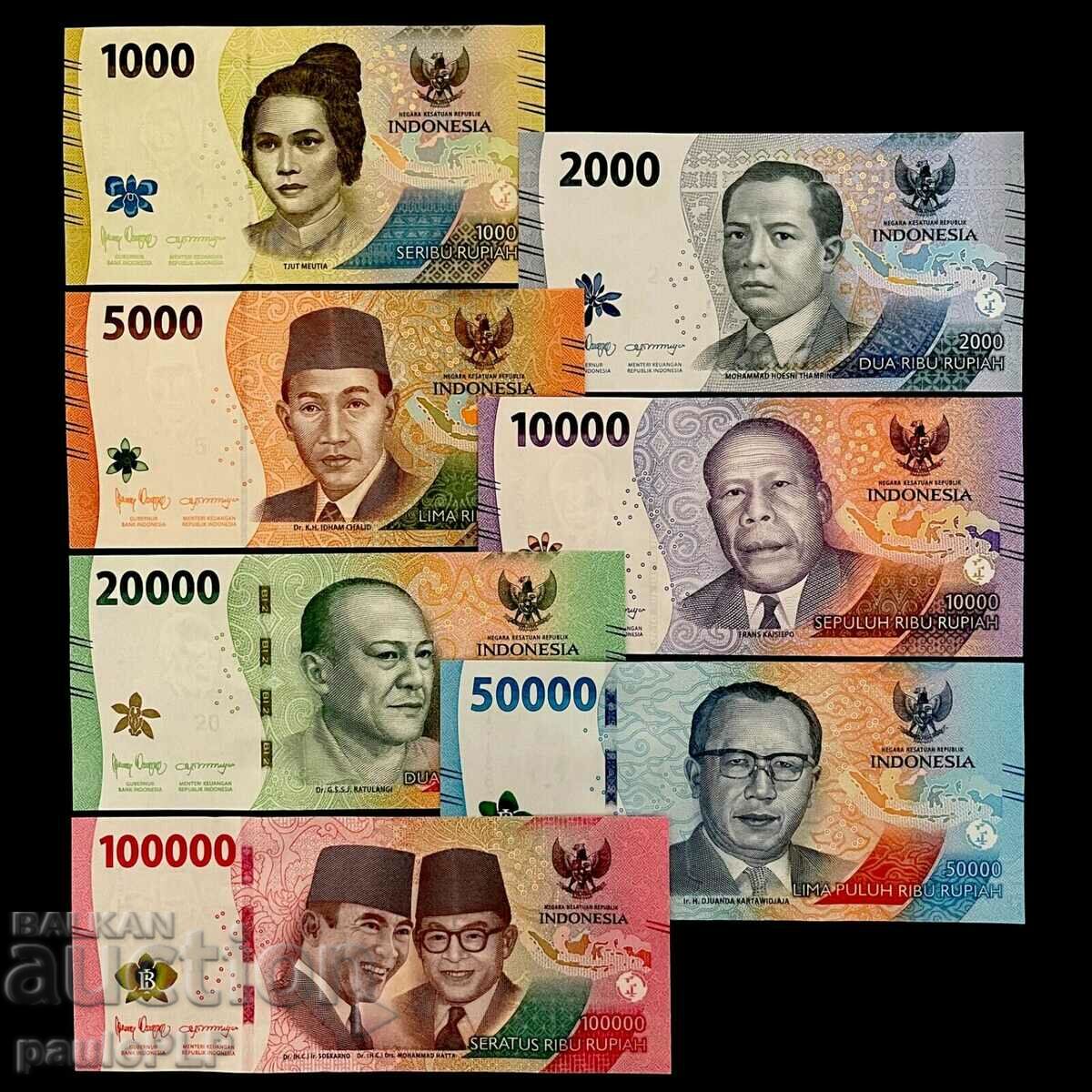 SET 2022 INDONESIA 1000 2000 5000 10000 20000 50000 100000 R