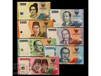 SET 2022 INDONESIA 1000 2000 5000 10000 20000 50000 100000 R