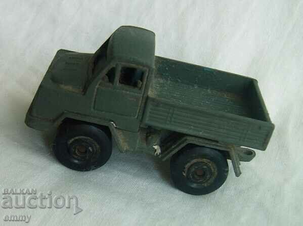 Δημοπρασία Μεταλλικό μοντέλο παιχνίδι - στρατιωτικό φορτηγό, 6,5 cm Δημοπρασία Μεταλλικό μοντέλο παιχνίδι - στρατιωτικό φορτηγό, 6,5 cm