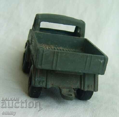 Παράδοση Μεταλλικό μοντέλο παιχνίδι - στρατιωτικό φορτηγό, 6,5 cm Παράδοση Μεταλλικό μοντέλο παιχνίδι - στρατιωτικό φορτηγό, 6,5 cm