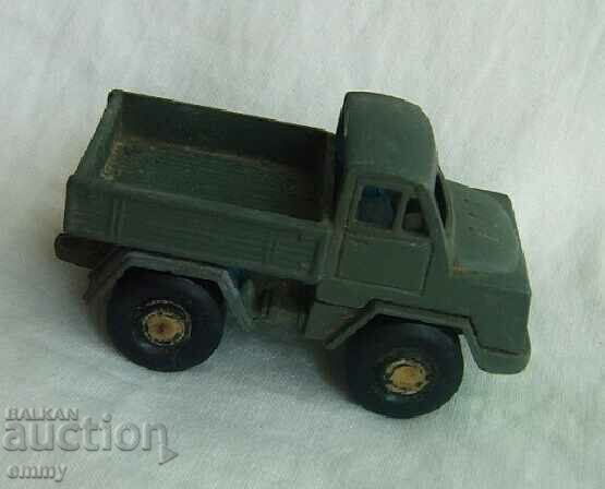 Metal model toy - military truck, 6.5 cm
