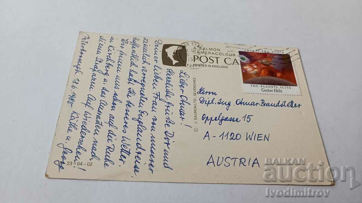 Postcard Lichfield Cathedral from Minster Pool 1985 with price 0.85 BGN | € 0.43 Postcard Lichfield Cathedral from Minster Pool 1985 with price 0.85 BGN | € 0.43